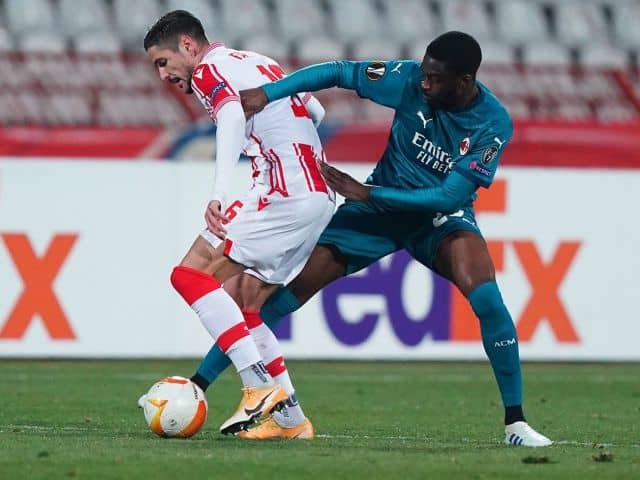 Soi kèo bóng đá AC Milan vs FK Crvena Zvezda, 26/02/2021 - Europa League