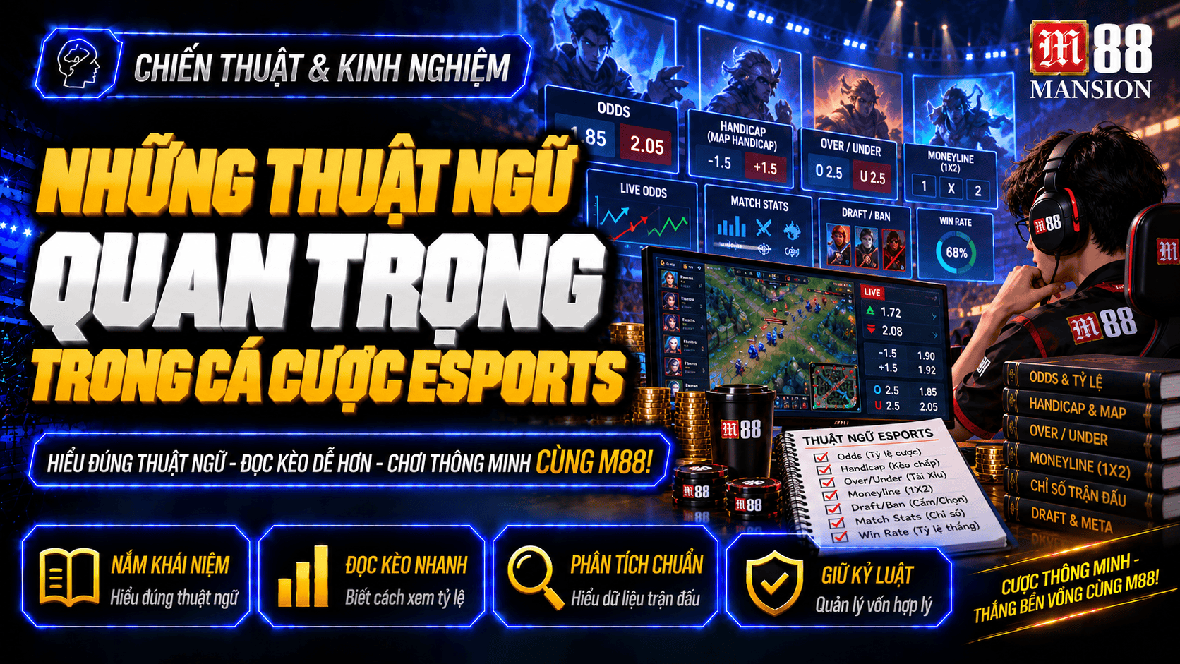 Những thuật ngữ quan trọng trong cá cược Esports