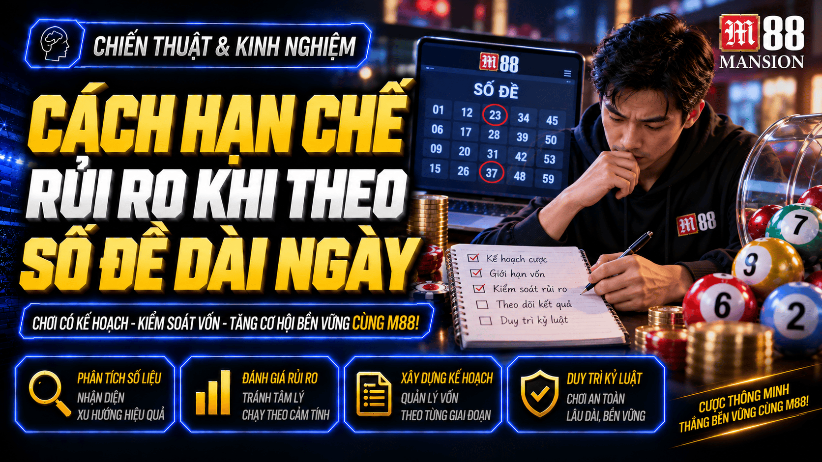 Cách hạn chế rủi ro khi theo số đề dài ngày Cách hạn chế rủi ro khi theo số đề dài ngày