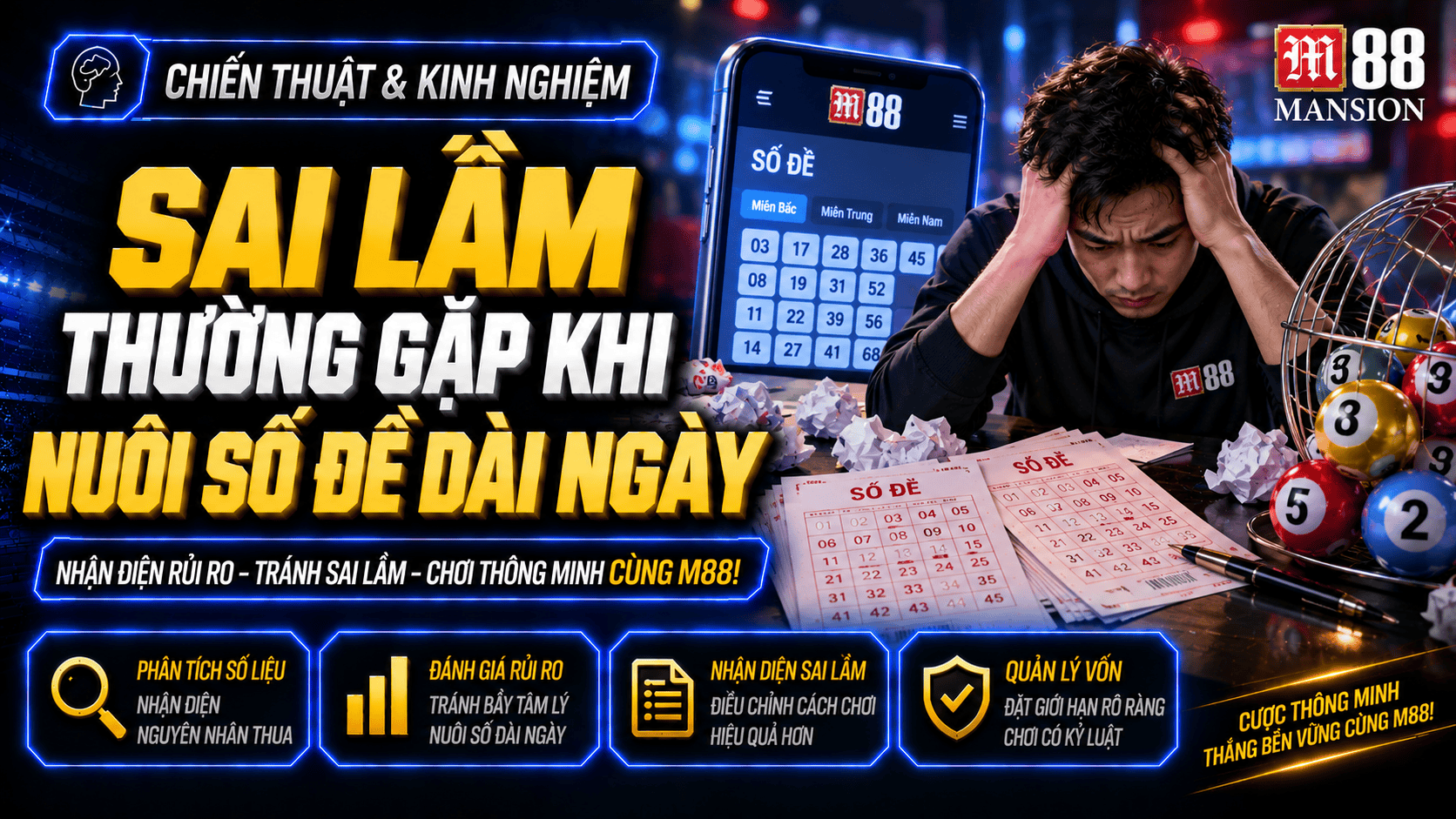 Nuôi số đề dài ngày: Những lỗi dễ khiến người chơi mất kiểm soát